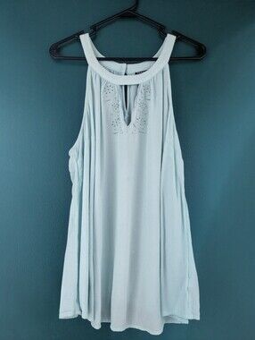 Torrid Mint Green Sleeveless Halter Top